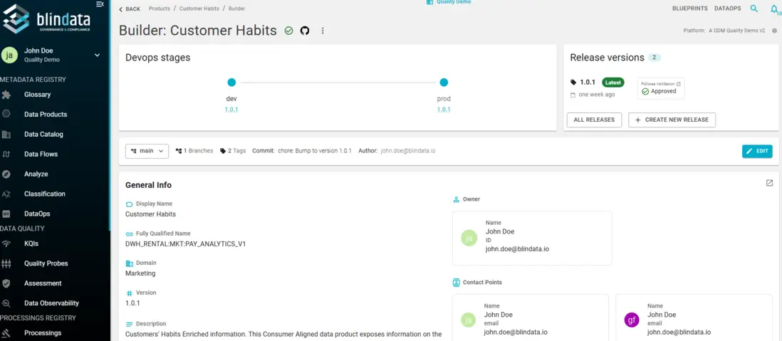 Data Product Builder